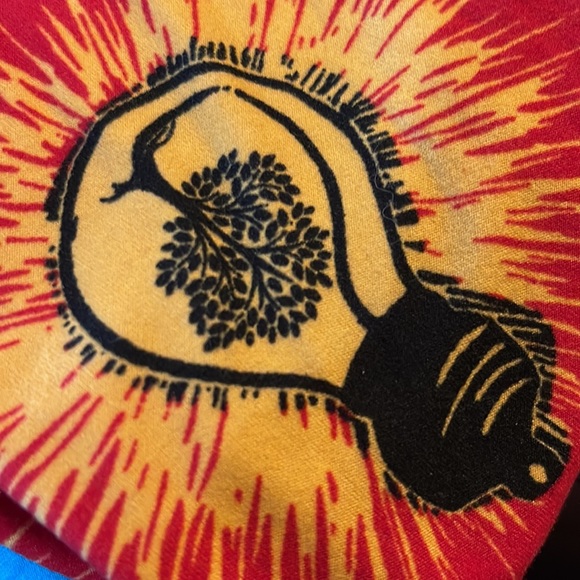 LulaRoe Light Bulb Leggings Red & Yallow - Picture 9 of 12